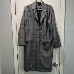 Lightweight Trench Length Blazer